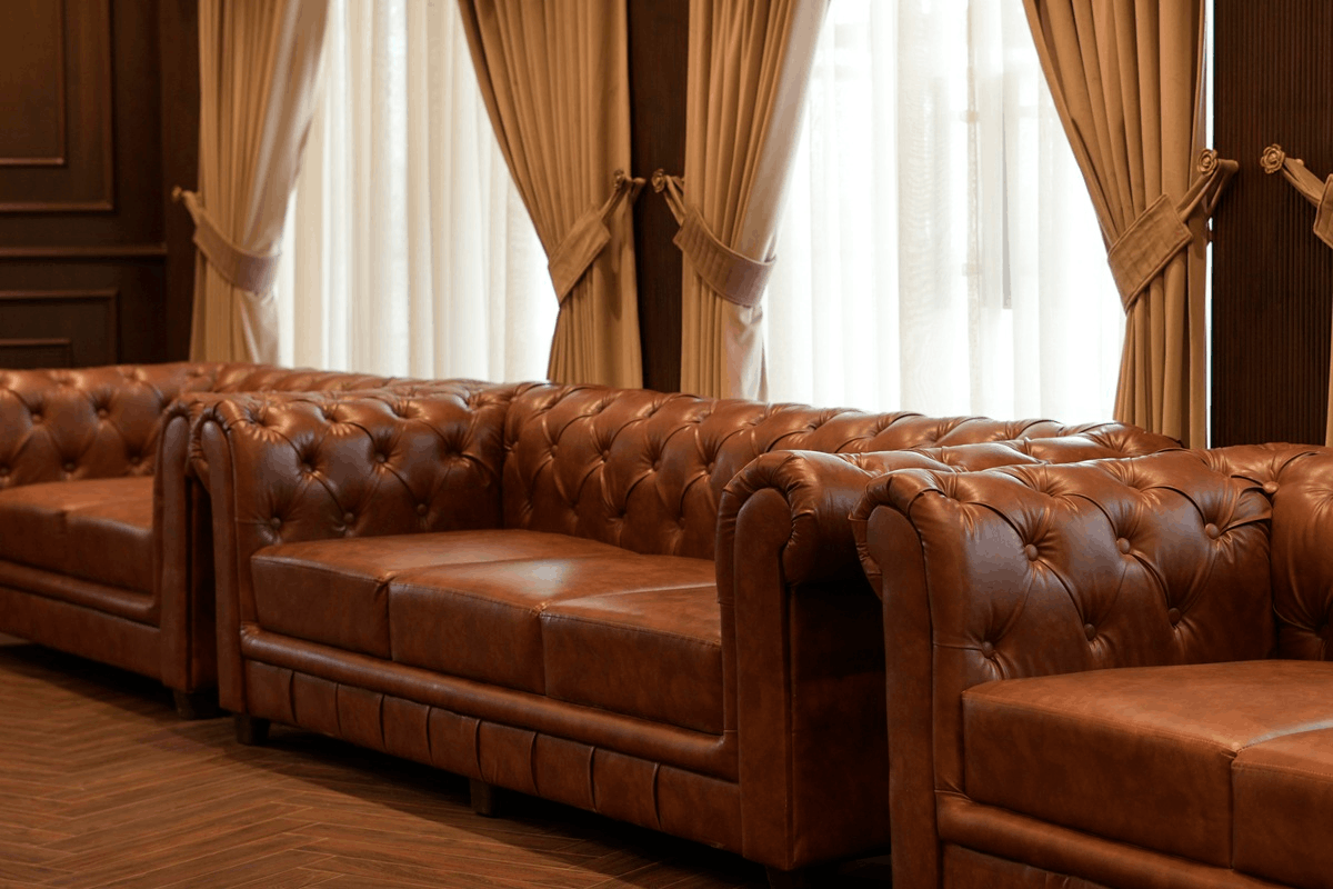 Elegant ballroom setting